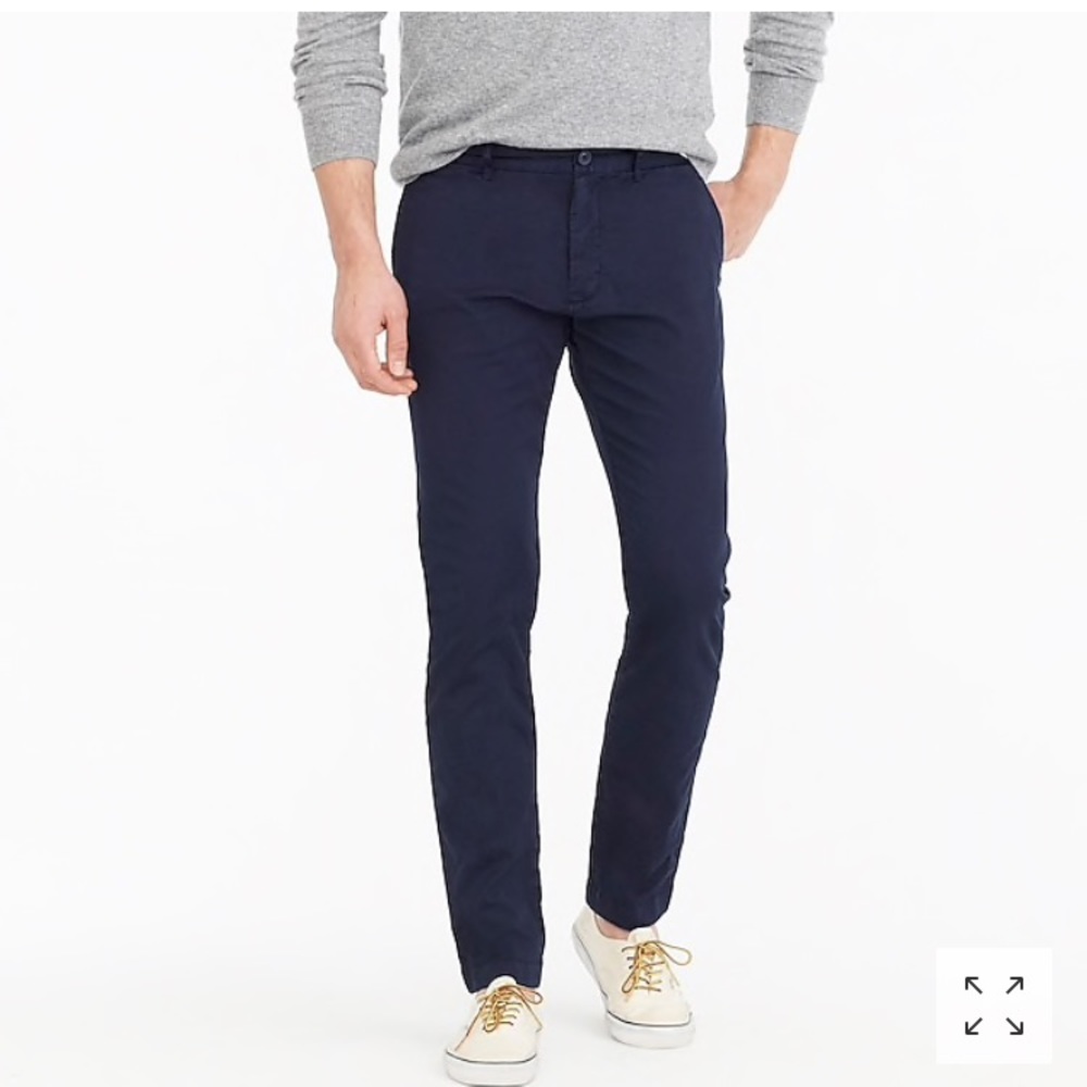 J crew  broken in chinos navy